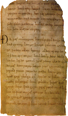 Manuscrito Manuscrito sobre Beowulf
